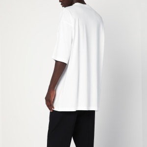 adidas Y-3 White cotton Y-3 Boxy T-shirt - Img 2
