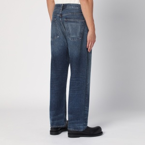 AGOLDE Blue washed jeans in regenerated denim - Img 2