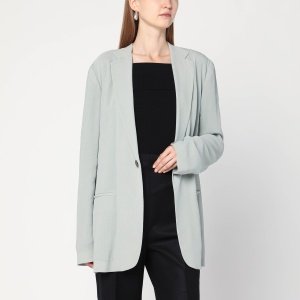 Alberta Ferretti Single-breasted Ice-colored jacket