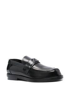 Alexander McQueen logo-plaque Leather Loafers - Img 3