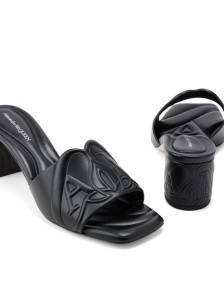 Alexander McQueen seal leather mules - Img 4