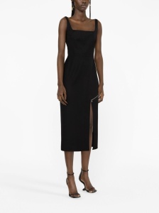 Alexander McQueen zip-embellished Midi Dress - Img 4