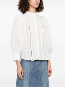 Alice + Olivia Cora Cotton Blouse - Img 3