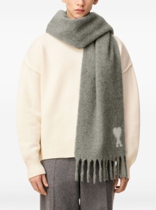 Ami Paris Ami De Coeur wool scarf - Img 4