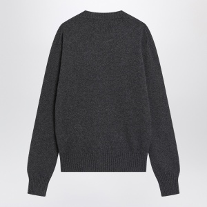 Ami Paris Anthracite grey Ami De Coeur sweater - Img 2