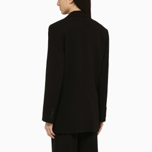 Ami Paris Black single-breasted jacket in wool - Img 2