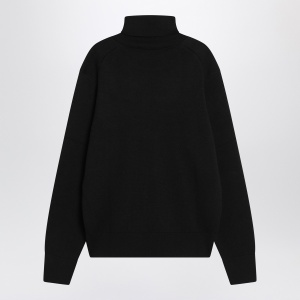 Ami Paris Black turtleneck sweater Ami De Coeur - Img 2
