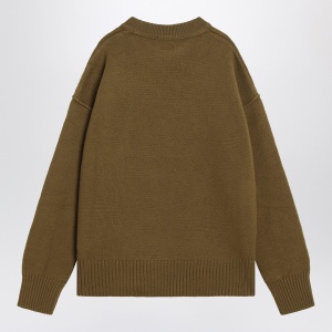 Ami Paris Bronze Ami De Coeur wool jumper - Img 2