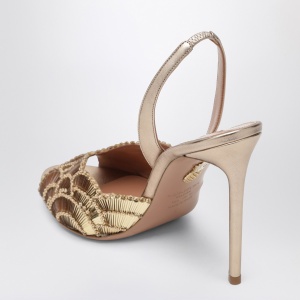 Aquazzura Sandals This Evening 105 gold - Img 2