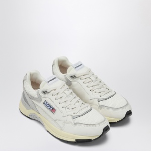 AUTRY Sneakers Hyperway in mesh and white and grey suede