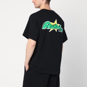 Awake NY Black T-shirt with Star A logo - Img 2