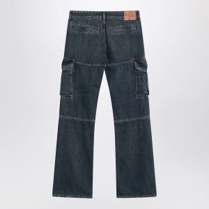 Balenciaga Blue Cargo Regular jeans with a faded effect - Img 2