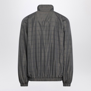 Balenciaga Grey/blue nylon zip-up jacket - Img 2