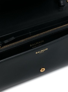 Balmain Logo-plaque leather crossbody bag - Img 4