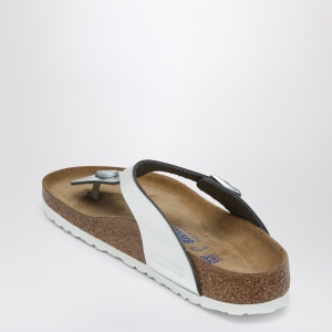 Birkenstock Gizeh Birko-Flor flip-flops silver - Img 2