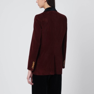 Blazé Milano Blazer Classic Touch in bordeaux velvet - Img 2