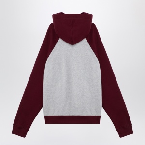 Brain Dead Light grey/burgundy hoodie - Img 2
