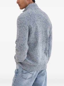 Brunello Cucinelli Cashmere buttoned cardigan with zip - Img 2