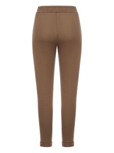Brunello Cucinelli Cotton And Silk Blend Trousers - Img 2