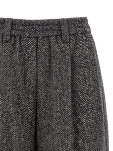 Brunello Cucinelli Herringbone twill shorts - Img 2