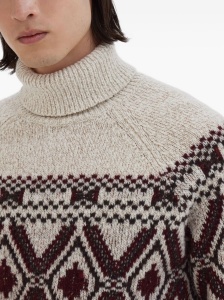Brunello Cucinelli jacquard turtleneck sweater - Img 4