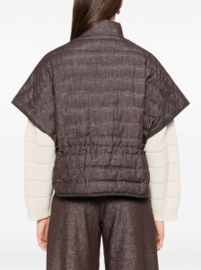 Brunello Cucinelli Quilted zip-front jacket - Img 3