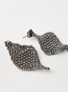 Brunello Cucinelli Sculptured silver earrings - Img 3