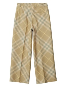 Burberry check-print tailored wool trousers - Img 2