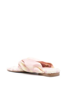 Burberry check thong sandals - Img 4