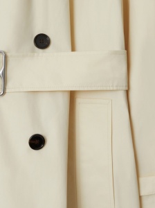 Burberry Short Belted Trench Coat - Img 3