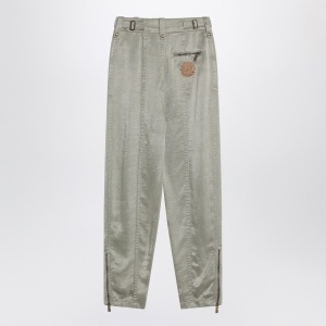 Burberry Trousers with B Shield emblem in lyocell - Img 2
