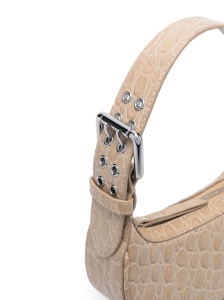 By Far Pre By Far mini Soho crocodile-embossed shoulder bag - Img 2