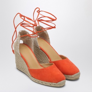 Castañer Carina 8/007 papaya-coloured espadrilles