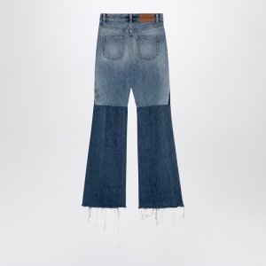 Chloé Three-coloured patchwork denim jeans - Img 2