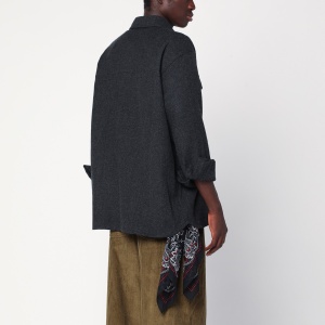 Destin Dark gray wool shirt - Img 2