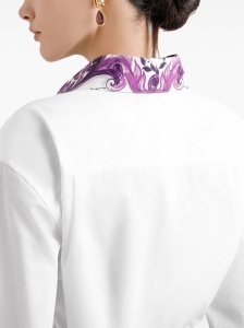 Dolce & Gabbana Cotton shirt with maiolica print - Img 4