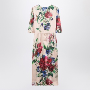 Dolce & Gabbana Dolce&Gabbana Midi dress with floral print - Img 2