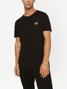 Dolce & Gabbana logo-tag Cotton T-shirt - Img 2