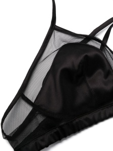 Dolce & Gabbana panelled tulle satin bra - Img 2