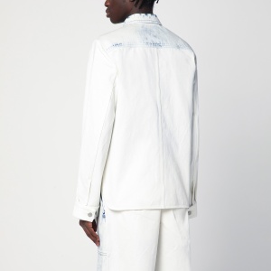 Dries Van Noten Faded blue denim shirt - Img 2