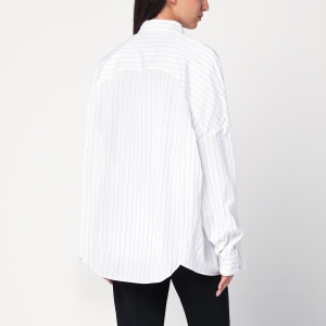 Dries Van Noten Wide white pinstriped shirt - Img 2