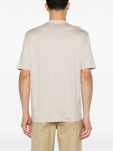 Emporio Armani ASV jersey-Lyocell blend T-shirt with embroidery - Img 4