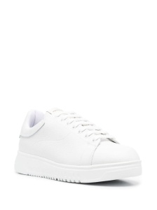 Emporio Armani leather low top sneakers - Img 4