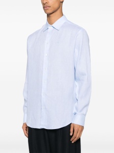 Emporio Armani logo-embroidered long-sleeve shirt - Img 2