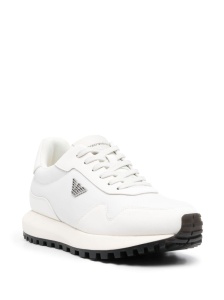 Emporio Armani Sneakers in recycled nylon with details in regenerated saffiano ASV - Img 4