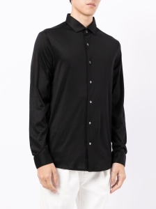 Emporio Armani stretch-fit button-up shirt - Img 4