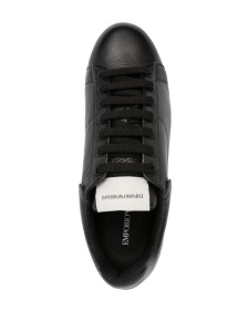 Emporio Armani tumbled leather sneakers - Img 2
