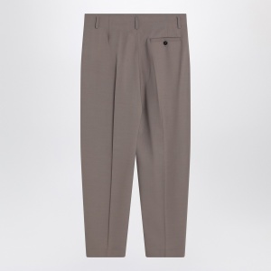 Erika Cavallini Dove-coloured wool-blend trousers - Img 2