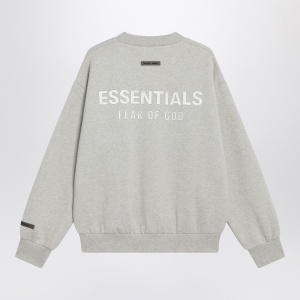 Fear of God Essentials Greige brushed cotton sweatshirt - Img 2
