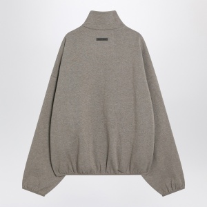 Fear of God Essentials Grey brushed cotton sweatshirt - Img 2